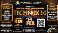 Technox 3.0 Annual Technology Festival Poster